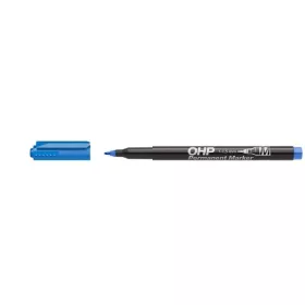 Alkoholos marker, OHP, 1-1,5 mm, M, ICO, kék (TICOHPMK)
