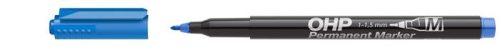 Alkoholos marker, OHP, 1-1,5 mm, M, ICO, kék (TICOHPMK)