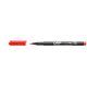Alkoholos marker, OHP, 1-1,5 mm, M, ICO, piros (TICOHPMP)