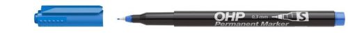 Alkoholos marker, OHP, 0,3 mm, S, ICO, kék (TICOHPSK)