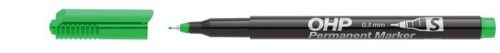 Alkoholos marker, OHP, 0,3 mm, S, ICO, zöld (TICOHPSZ)