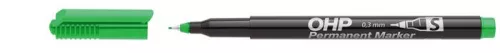 Alkoholos marker, OHP, 0,3 mm, S, ICO, zöld (TICOHPSZ)