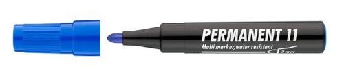 Alkoholos marker, 1-3 mm, kúpos, ICO Permanent 11, kék (TICP11K)