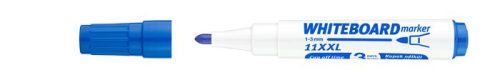 Tábla- és flipchart marker, 1-3 mm, kúpos, ICO Plan 11 XXL, kék (TICPL11XK)