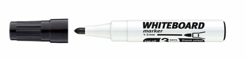 Tábla- és flipchart marker, 1-3 mm, kúpos, ICO Plan, fekete (TICPLFK)