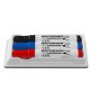 Tábla- és flipchart marker készlet tartóban, 1-3 mm, kúpos, ICO 11 XXL, 3 különböző szín +táblatörlő (TICPLSZ)