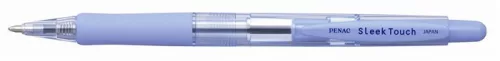 Golyóstoll, 0,7 mm, nyomógombos, PENAC SleekTouch, kék (TICPSK)
