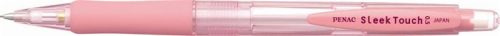 Nyomósirón, 0,5 mm, rózsaszín tolltest, PENAC SleekTouch (TICPSMP)
