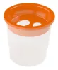 Ecsettál, műanyag, fedéllel, ICO Süni, vegyes színek (TICSD12F)