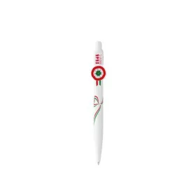 Golyóstoll, 0,8 mm, nyomógombos, ICO, kokárdás (TICSIK1)