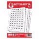 Betűkártya, A5, ICO Süni (TICSUBK)
