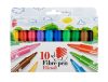 Filctoll készlet, 1-3 mm, ICO Süni, 10 különböző szín (TICSUF10V)