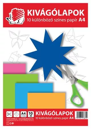 Kivágó, A4, ICO Süni, 10 lap (TICSUK10)
