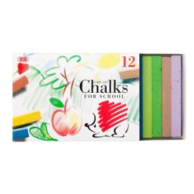 Táblakréta, ICO Süni, 12 különböző szín (TICSUK12)