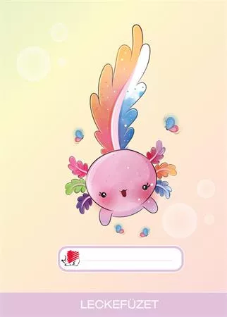 Füzet, tűzött, A5, lecke, 32 lap, ICO Süni, axolotl (TICSULFAX)