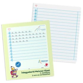   Füzet, tűzött, 280x240 mm, fekvő, 32 lap, 2. osztály, ICO Süni Meixner (TICSUM2)