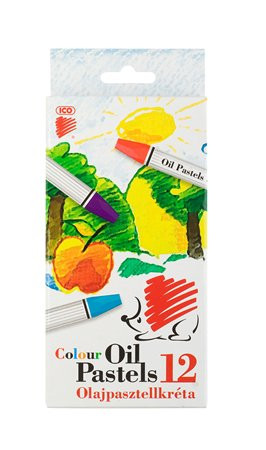 Olajpasztell kréta, ICO Süni, 12 különböző szín (TICSUOK12)