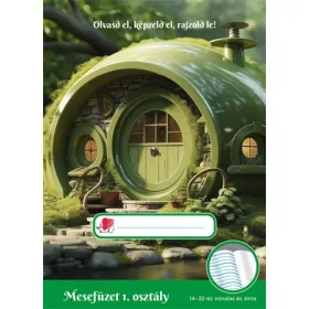   Olvasónapló, tűzött, A5, 32 lap, 1. osztály, ICO Süni Mesefüzet, hobbit (TICSUOL01H)
