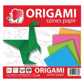 Origami papír, 20x20 cm, ICO Süni, 20 lap (TICSUOP20)