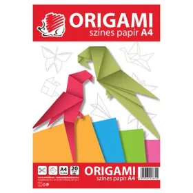 Origami papír, A4, ICO Süni, 20 lap (TICSUOPA4)