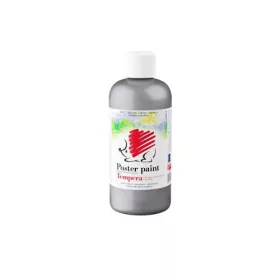 Tempera, 500 ml, ICO Süni, ezüst (TICSUTE)