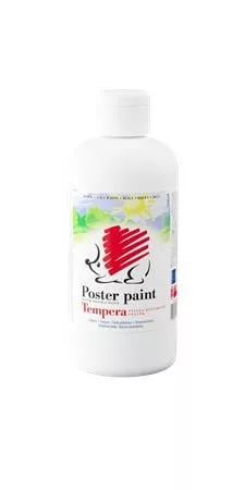 Tempera, 500 ml,  ICO Süni, fehér (TICSUTF)