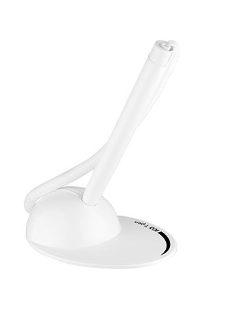 Ügyféltoll, 0,8 mm, fehér tolltest, ICO T-Pen, kék (TICTPENF)