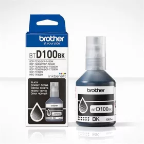   BTD100BK Tinta DCP T430W, 435W, TS530W, T730W nyomtatókhoz, BROTHER, fekete, 7,5k (TJBTD100BK)