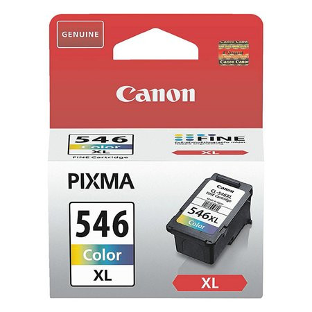 CL-546XL Tintapatron Pixma MG2450, MG2550 nyomtatókhoz, CANON, színes, 300 oldal (TJCBCL546XL)