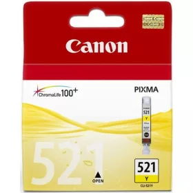   CLI-521Y Tintapatron Pixma iP3600, 4600, MP540 nyomtatókhoz, CANON, sárga, 9ml (TJCBCLI521Y)