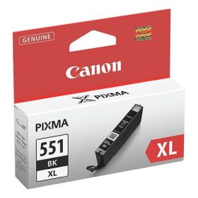  CLI-551BXL Fotópatron Pixma iP7250, MG5450, MG6350 nyomtatókhoz, CANON, fekete, 11ml (TJCBCLI551BX)