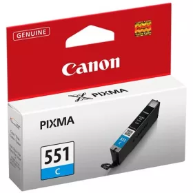   CLI-551C Tintapatron Pixma iP7250, MG5450 nyomtatókhoz, CANON, cián, 7ml (TJCBCLI551C)