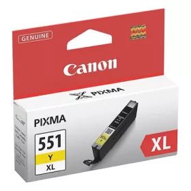  CLI-551YXL Tintapatron Pixma iP7250, MG5450, MG6350 nyomtatókhoz, CANON, sárga, 11ml (TJCBCLI551YX)
