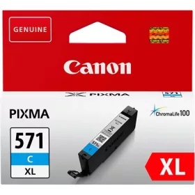   CLI-571CXL Tintapatron Pixma MG5750, 6850,7750 nyomtatókhoz, CANON, cián, 11 ml (TJCBCLI571CXL)