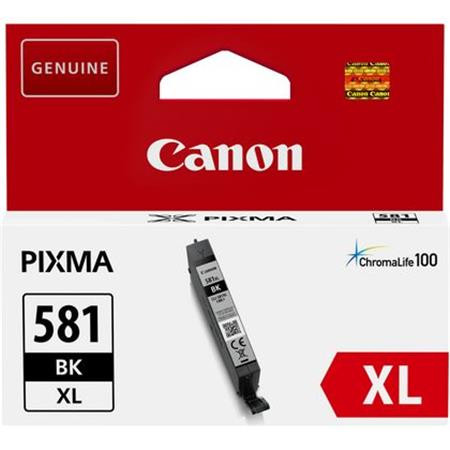 CLI-581BXL Tintapatron Pixma TS7550, 8150, 9150 nyomtatókhoz, CANON, fekete, 8,3ml (TJCBCLI581BXL)