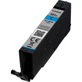   CLI-581CXL Tintapatron Pixma TS7550, 8150, 9150 nyomtatókhoz, CANON, cián, 8,3ml (TJCBCLI581CXL)