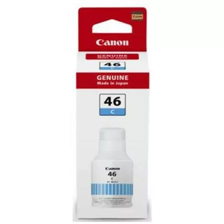 GI-46 Tinta MAXIFY GX3040, 4040, 5040 nyomtatókhoz, CANON, cián, 135 ml (TJCGI46C)