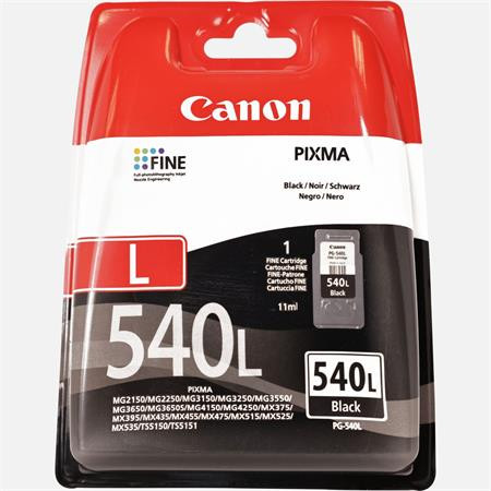 PG-540L Tintapatron Pixma MG2150, 3150 nyomtatókhoz, CANON, fekete, 300 oldal (TJCPG540L)