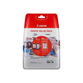   PG-545XL/CL546XL Tintapatron multipack Pixma MG2450, 2550 nyomtatókhoz, CANON, b+c + GP501 (50 lap 10x15) papír (TJCPG545XLP)