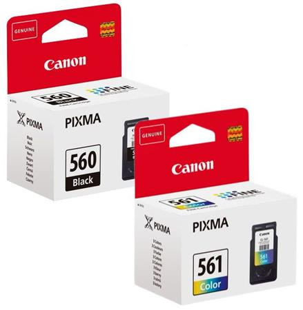 PG560/CL561 tintapatron multipack PIXMA TS5350 nyomtatókhoz, CANON, fekete+színes, 2*180 oldal (TJCPG560P)