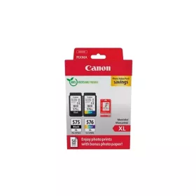   PG575XL/CL576XL Tintapatron multipack + GP501 fotópapír, Pixma TR4750i nyomtatóhoz, CANON, b+c+m+y, 400+300 o. + 50 ív (TJCPG575XLPP)