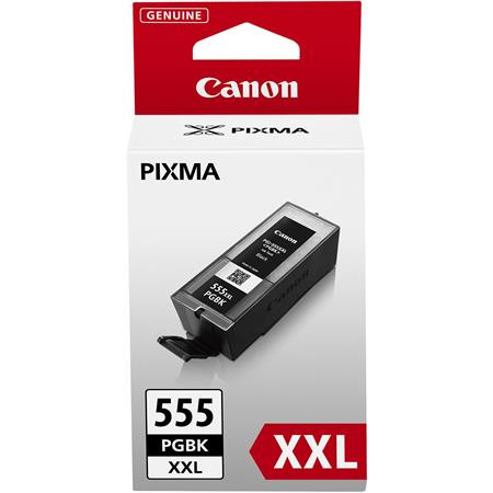 PGI-555XXL  Tintapatron  CANON, Pixma iX6850 és MX925 nyomtatókhoz, CANON, fekete, 37 ml, 1k (TJCPGI555)