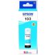 T00S24A Tinta EcoTank L3110, L3150, L1110 nyomtatókhoz, EPSON 103, cián, 65 ml (TJE00S24)