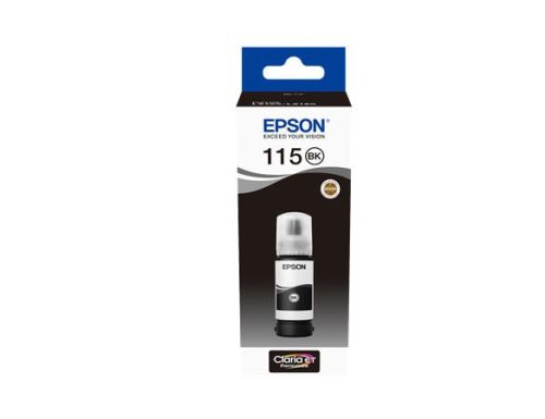 T07C14 Tinta, EcoTank L8160, L8180 nyomtatókhoz, EPSON, fekete, 70 ml (TJE07C14)