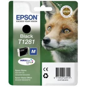   T12814011 Tintapatron Stylus S22, SX125, SX420W nyomtatókhoz, EPSON, fekete, 5,9ml (TJE12814)