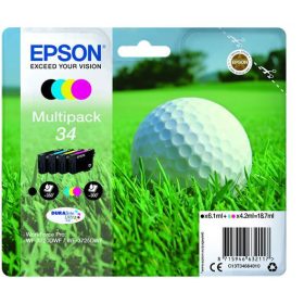   T34664010 Tintapatron multipack, WorkForce WF-3720DWF nyomtatóhoz, EPSON, b+c+m+y, 18,7 ml (TJE34664)