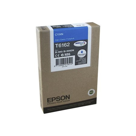 T616200 Tintapatron BuisnessInkjet B300, B500DN nyomtatókhoz, EPSON, cián, 3,5k (TJE616200)