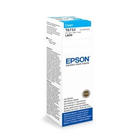   T67324A10 Tinta L800 nyomtatóhoz, EPSON, cián, 70ml (TJE67324)