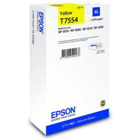   T755440 Tintapatron WF8590, 8510, 8090 nyomtatókhoz, EPSON, sárga, 39ml (TJE755440)