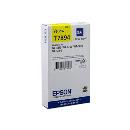 C13T789440 Tintapatron WF-5110DW, WF-5190DW nyomtatókhoz, EPSON, sárga, 34,2ml (TJE78944)